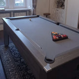 FMF Spirit Tournament Pool Table | River Oak | Smart Silver Cloth