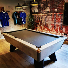 Cry Wolf Indoor Pool Table | Urban Grey | Smart Black Cloth