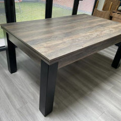 FMF | Elixir Slate Bed Pool Dining Table | Distressed Oak