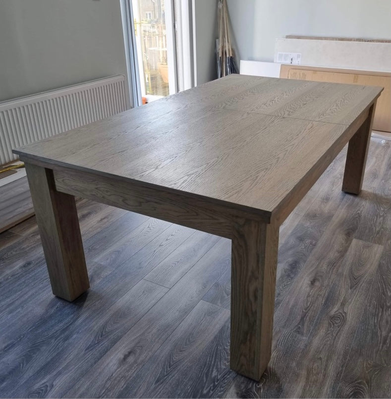 FMF | Elixir Slate Bed Pool Dining Table | Grey Oak