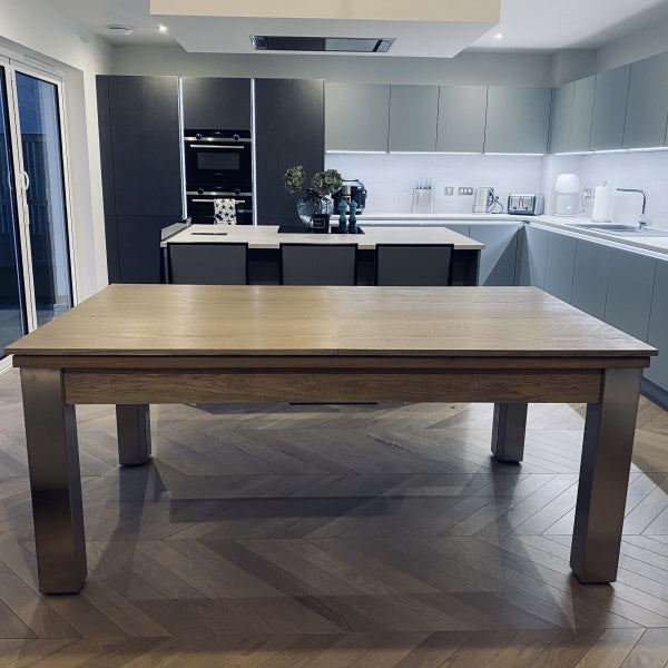 FMF | Elixir Slate Bed Pool Dining Table | Grey Oak