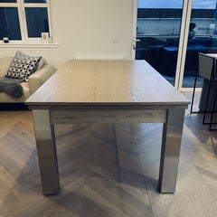 FMF | Elixir Slate Bed Pool Dining Table | Grey Oak