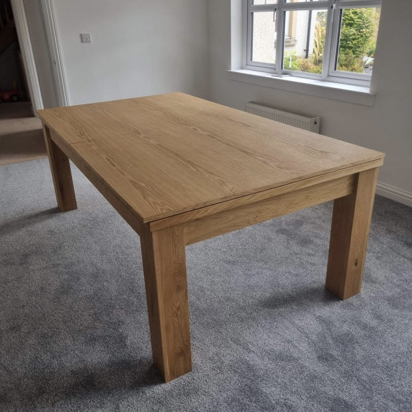 FMF | Elixir Slate Bed Pool Dining Table | Natural Oak
