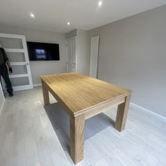 FMF | Elixir Slate Bed Pool Dining Table | Natural Oak