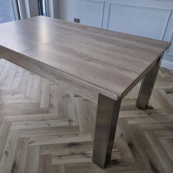 FMF | Elixir Slate Bed Pool Dining Table | Nebraska Oak