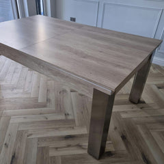FMF | Elixir Slate Bed Pool Dining Table | Nebraska Oak