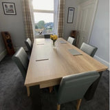 FMF | Elixir Slate Bed Pool Dining Table | Nebraska Oak